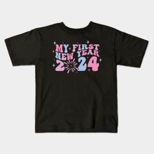 My first new year 2024 Kids T-Shirt